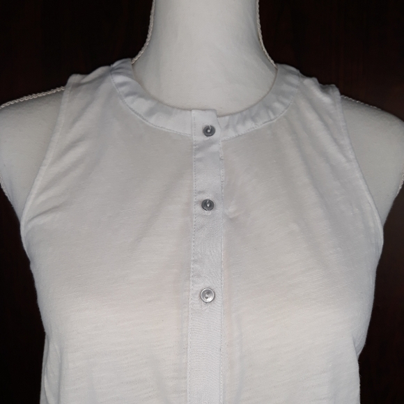 Anthropologie Meadow Rue White Austin Tank Top - Picture 7 of 8